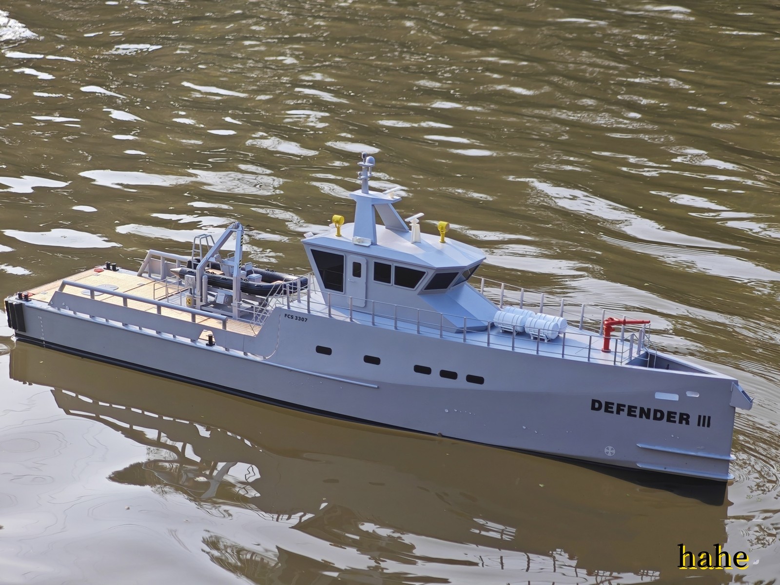 1/35 DAMEN SEA AXE 3307 900mm 35.4" RC Model Ship Assemble Wooden Kit