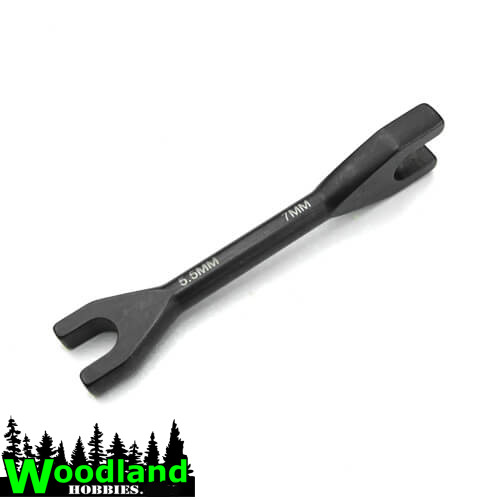 Tekno TKR1119 Turnbuckle Wrench (5.5mm / 7.0mm, hardened steel)