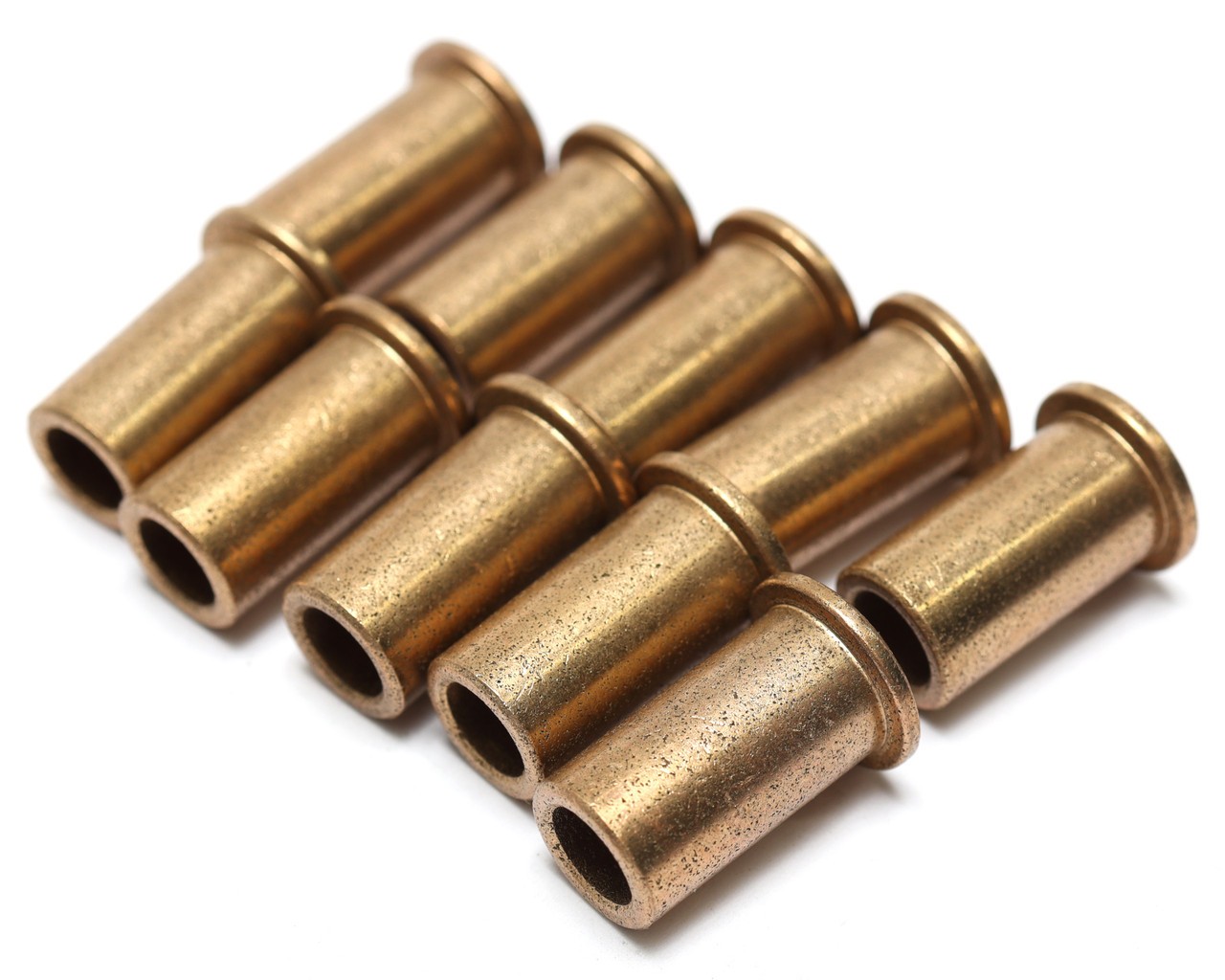 Brass Sleeve Bushing 1/4 ID x 3/8" OD, 10pc