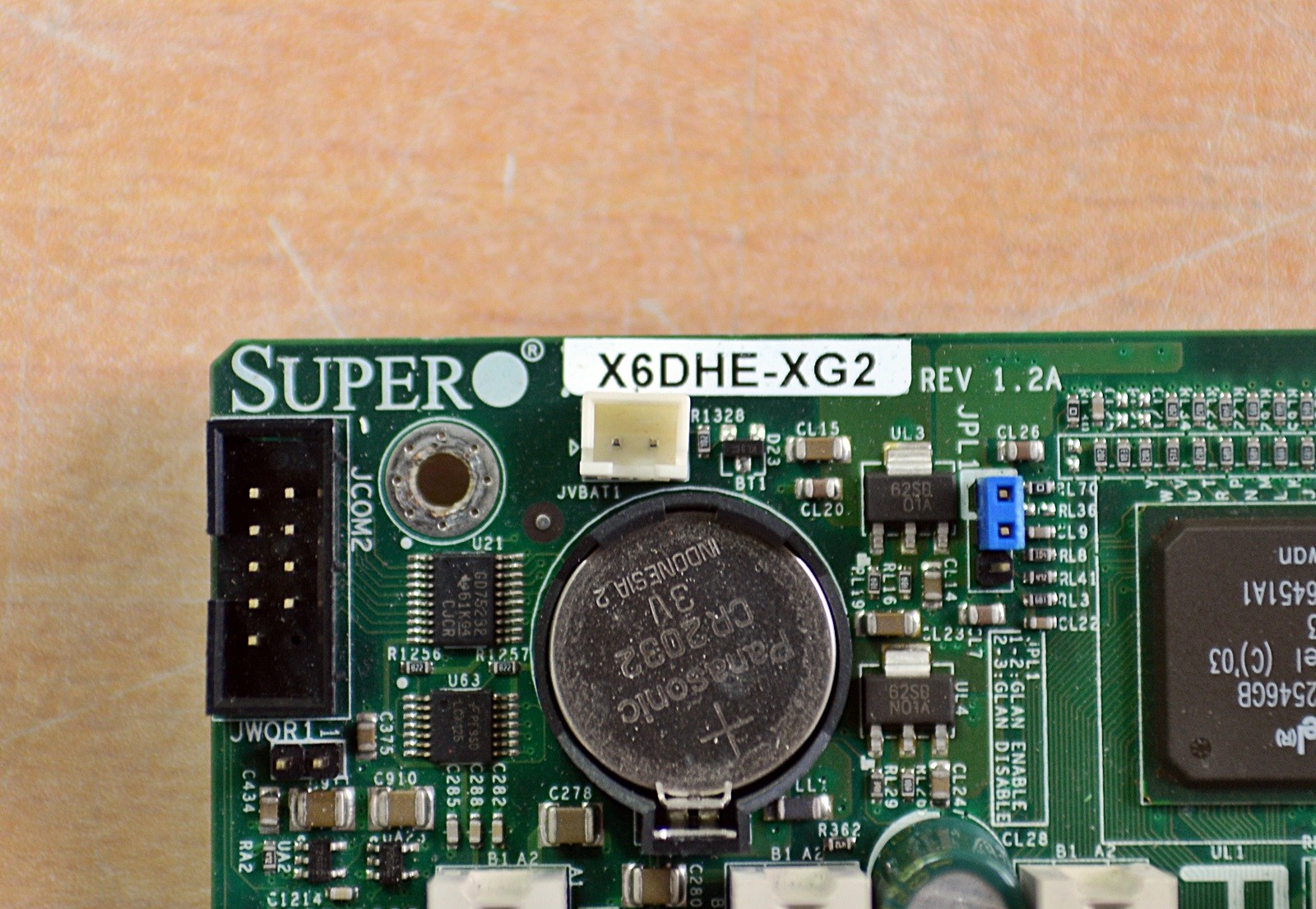 SUPER Mother Board X6DHE-XG2 Rev.1.2A free ship