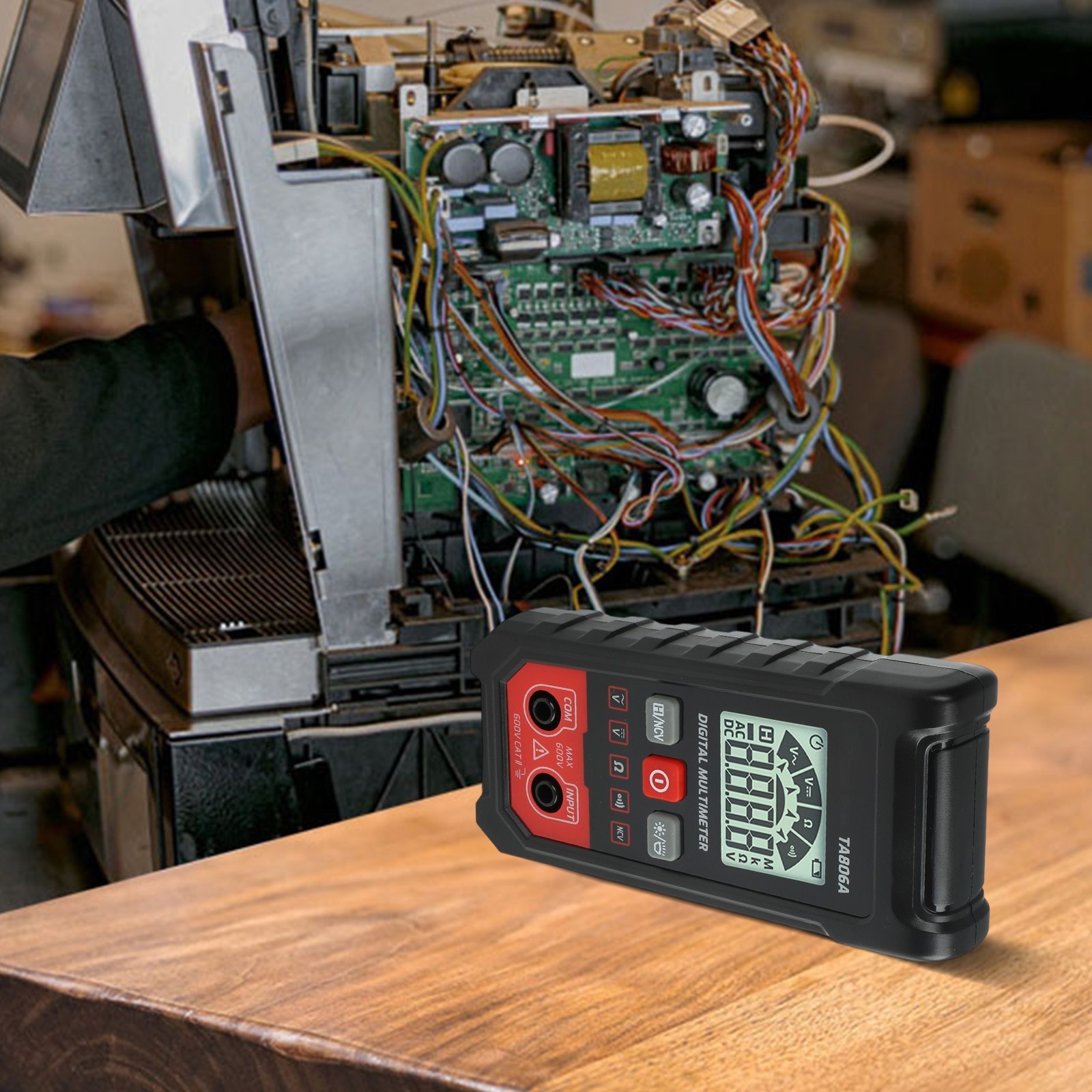 Digital TA806A Multimeter with Auto Ranging and Easy Operation Features