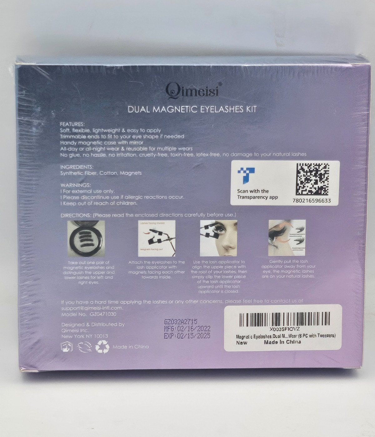 Qimeisi Dual Magnetic Eyelashes Kit