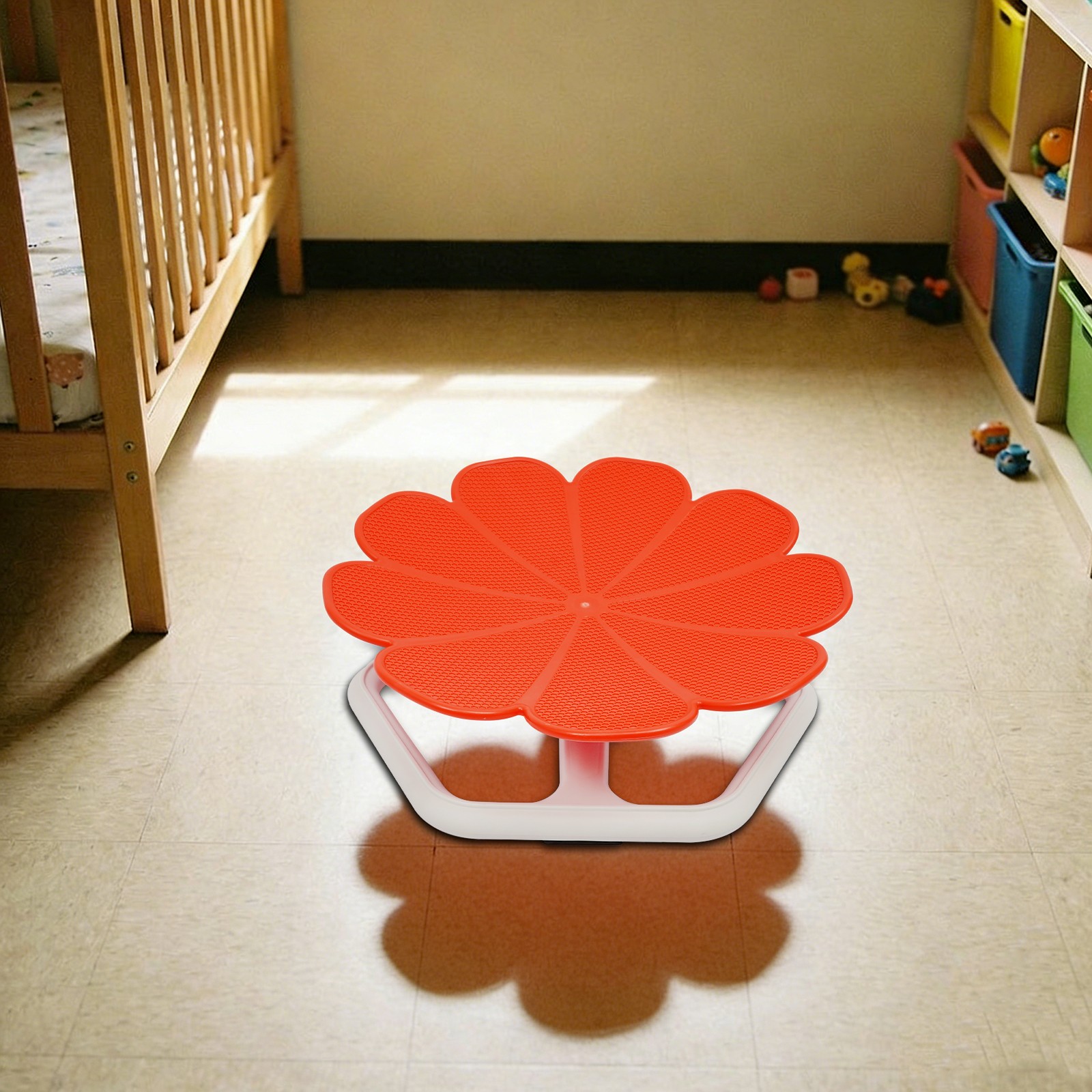 360° Spinning Seat Red 47cm Swivel Chair for children aged 3 years old and above