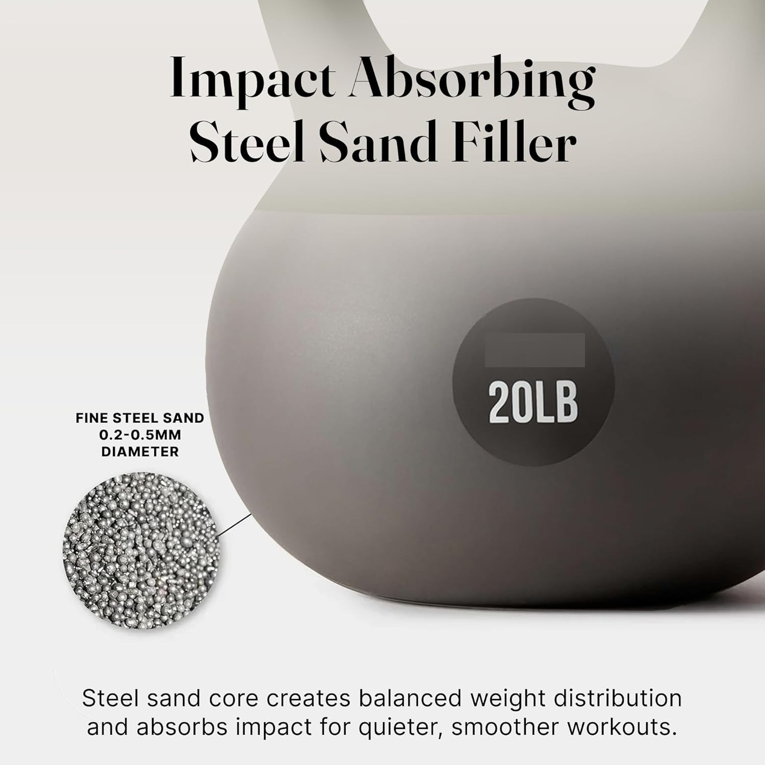 Soft Kettlebell with Cushioned Impact-Resistant Base - Anti-Slip Wide Grip