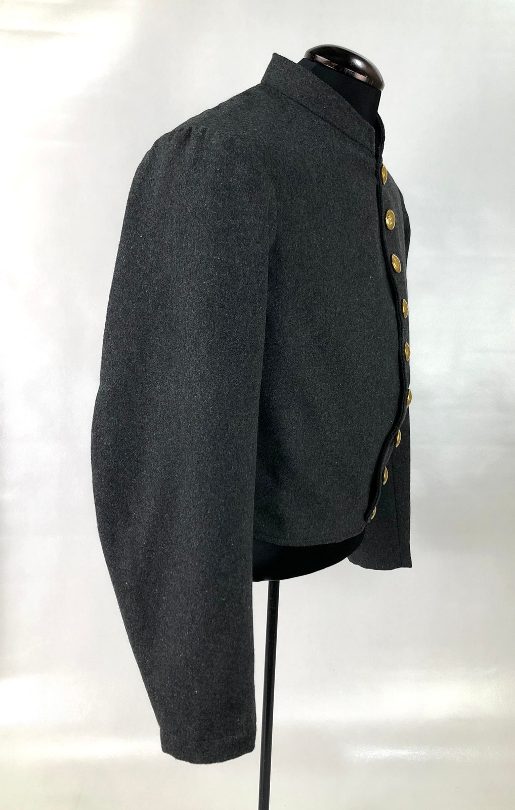 Confederate Richmond Depot Type 3 Jacket of Charcoal Grey Size 48