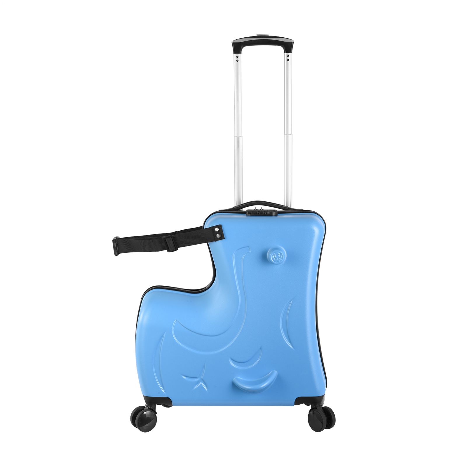 20" Kids Ride-On Suitcase & Duffel Bag Wheeled Carry-On Luggage 1-6 years old