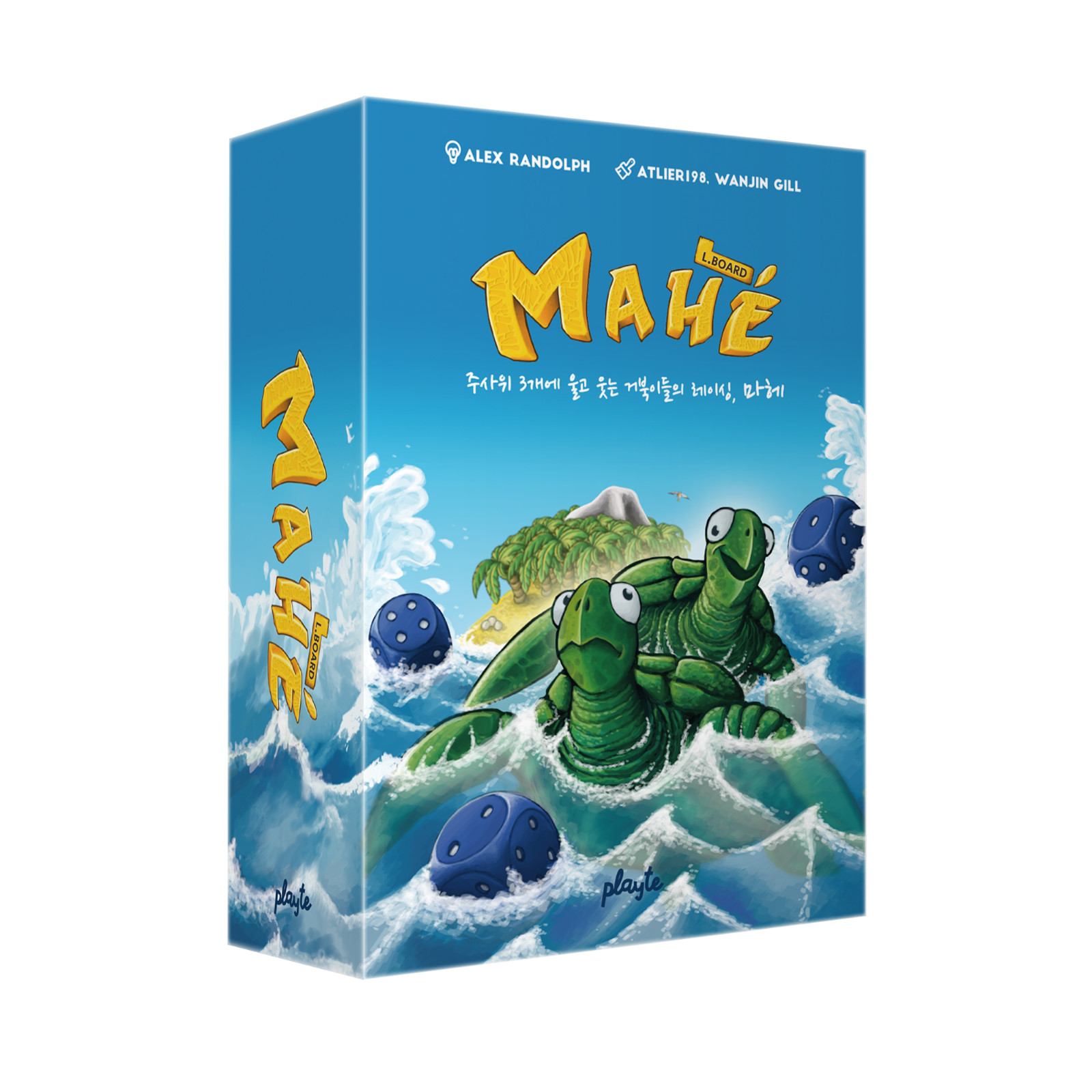 🐢 Mahe (L-Board) – Compact Travel Edition – Playte Korean Ver. (Small Box)