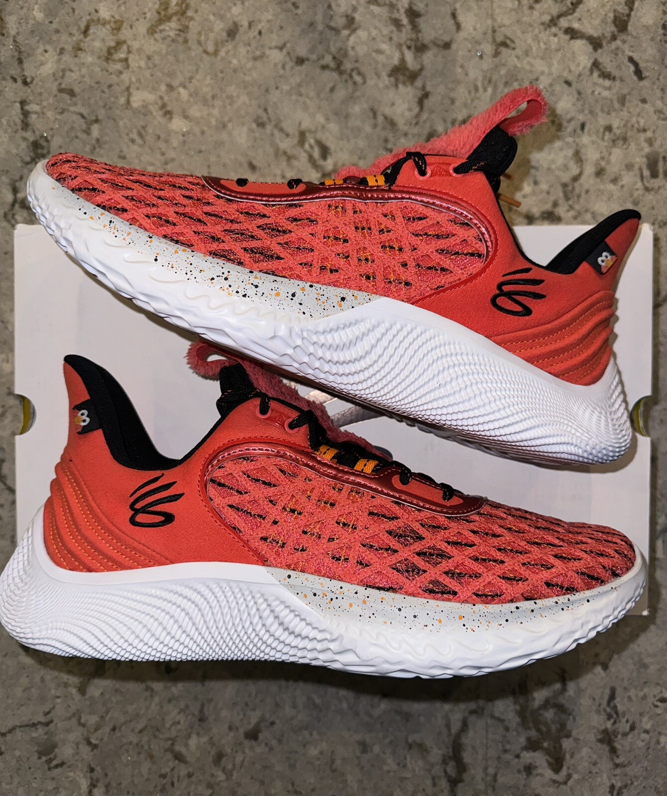 Under Armour Curry 9 X Sesame Street Elmo Red Men's Sizes New 100% Authentic!