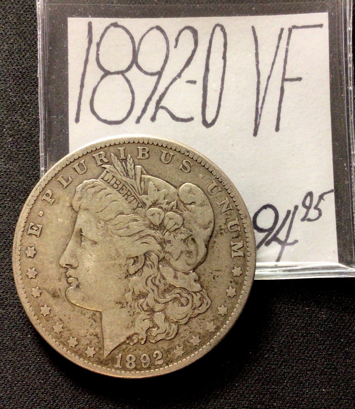 1892 O Morgan Silver Dollar VF! ENN Coins