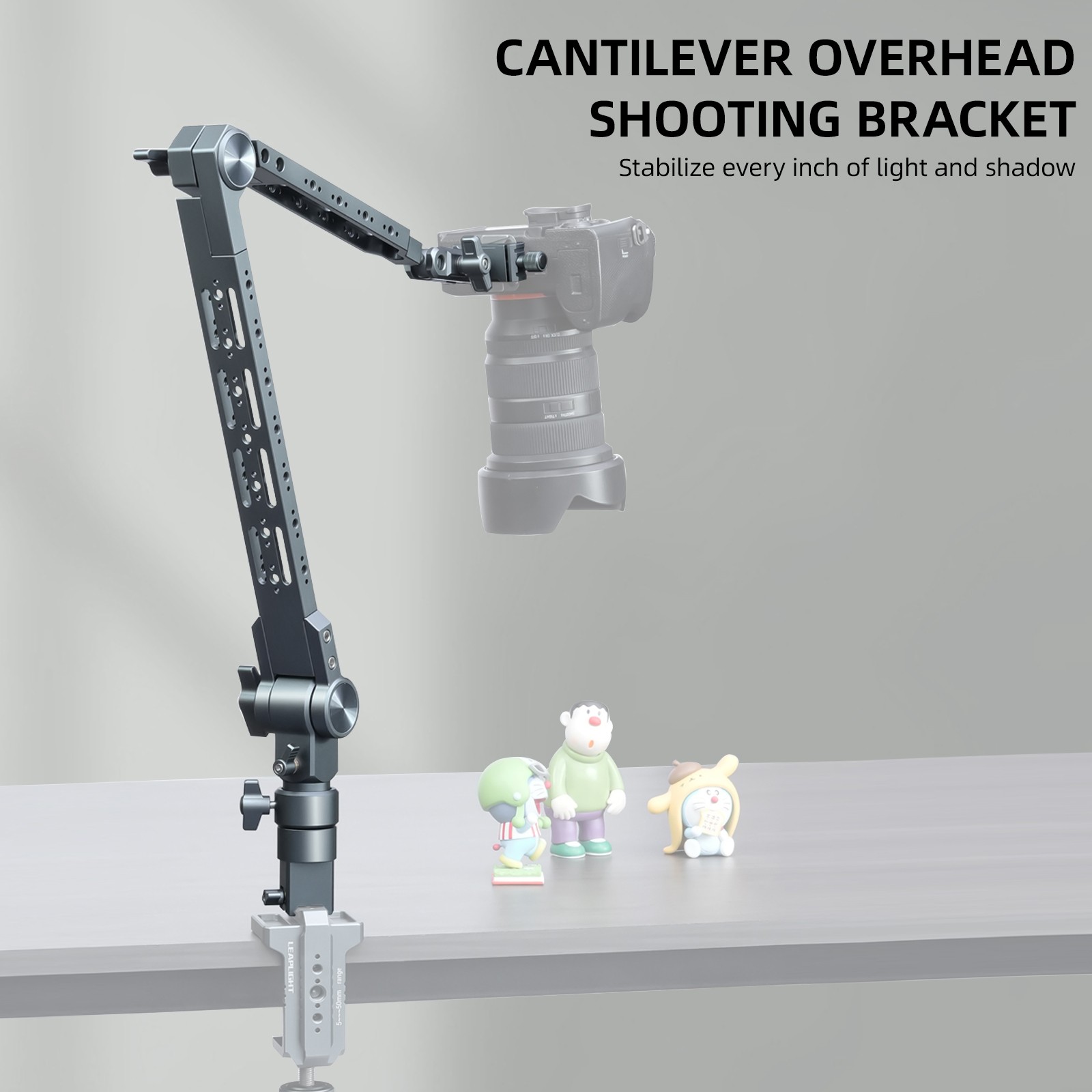 Overhead Fold 30" Magic Arm Nato Phone Mount Flexible Desk Camera Stand Head DAU