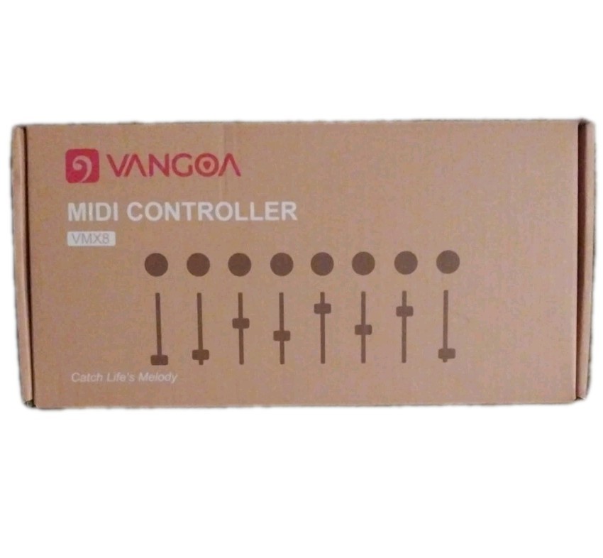 Vangoa VMX8 Wireless Midi Controller Mixer usb Console 8-Channel mac/pc/daw LED