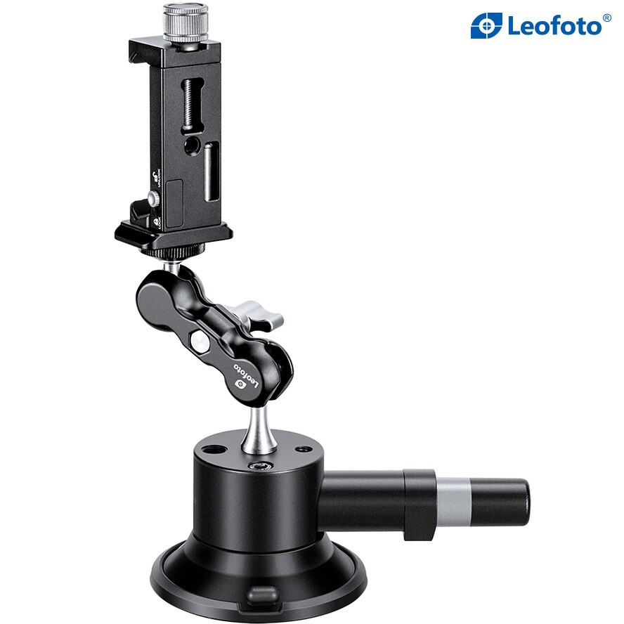 Leofoto SC-01 + PC-90II + Versa Arm Kit /72mm Pump Suction Cup