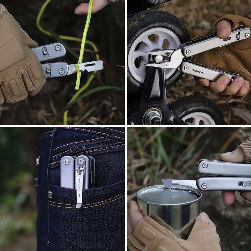 ROXON Flex Multitool Modular Design Interchangeable Tools Stainless Handles
