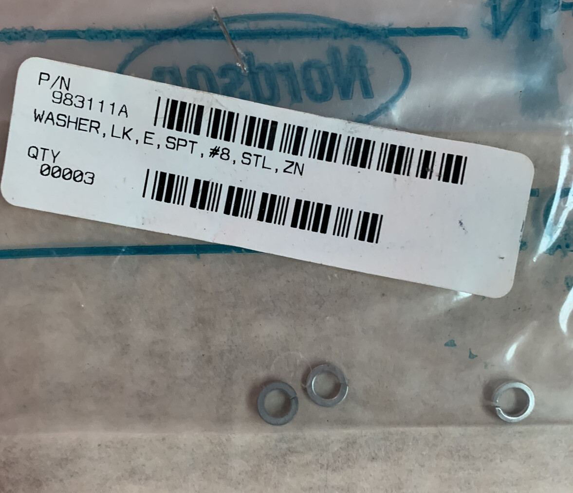 Nordson Model AD31 Part # 983111A Split Washer for Glue Gun.