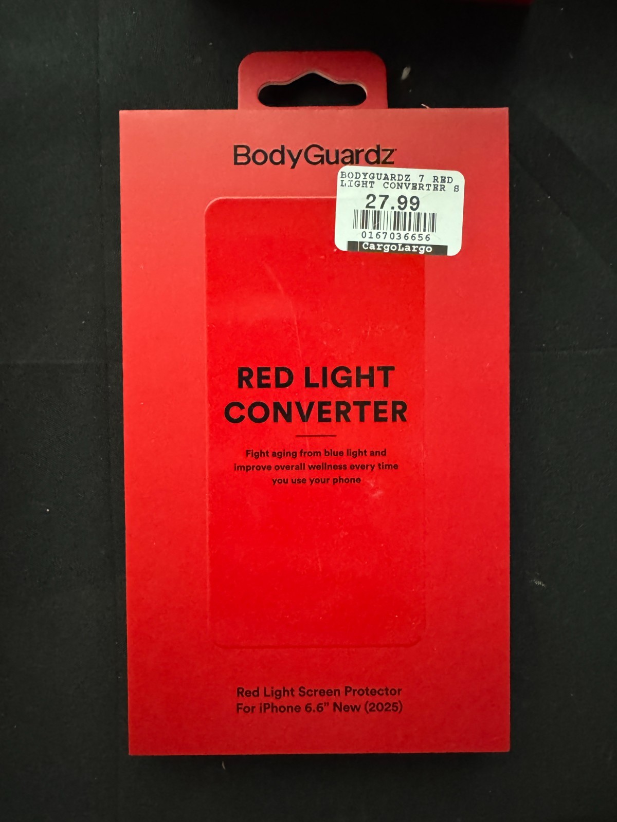 BodyGuardz Red Light Converter for iPhone 17 Air Screen Protector