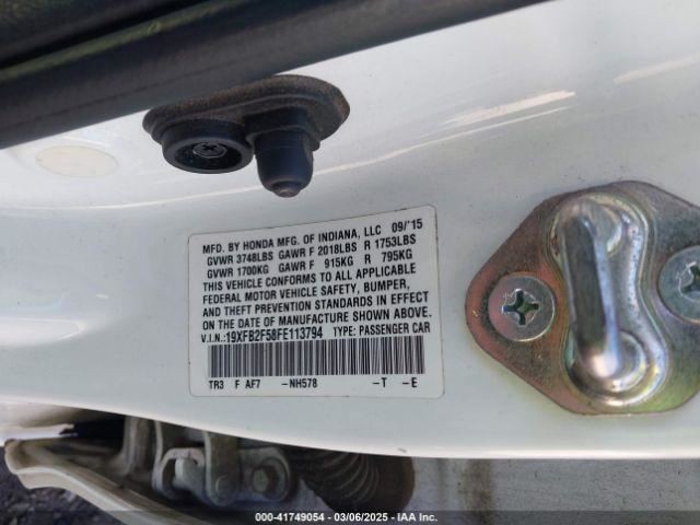 CIVIC 2015 Glove Box 4691225