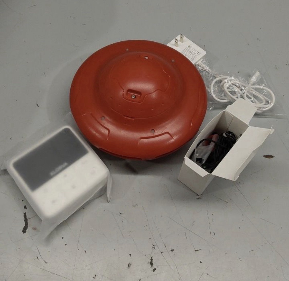 KLORVA Smart Pool Alarm with App, 85dB Water Detection, Above/In-Ground, Red