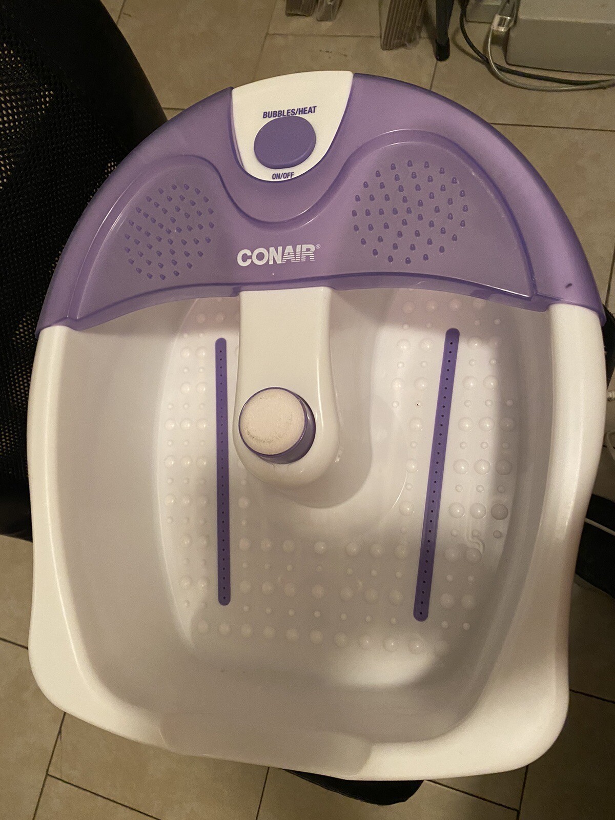 Conair Foot Spa with bubbles, massage, & heat