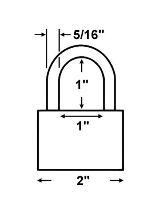 Master Lock 175 M175 4-Digit Resettable Brass Combination Padlock New Open Box