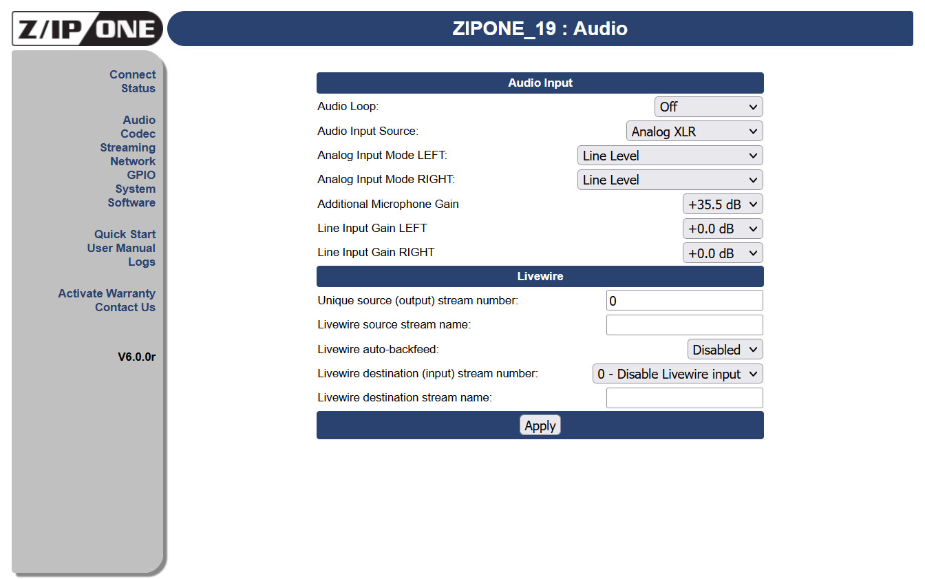 Telos Z/IP ONE Remote Studio Codec Audio Over IP Internet Transmission Endpoint