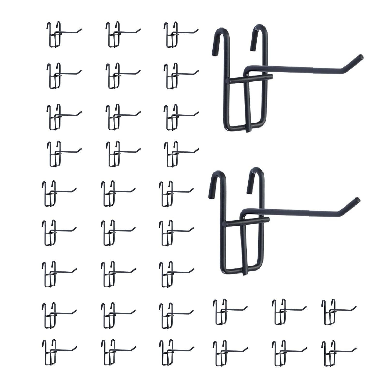 40 PCS 4 Inch Metal Gridwall Hooks Grid Wall Retail Display Hangers Store