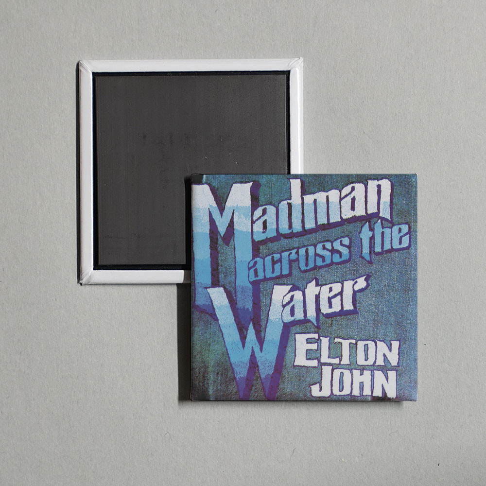 Elton John - Madman Across The Water Album Cover Locker Fridge Magnet