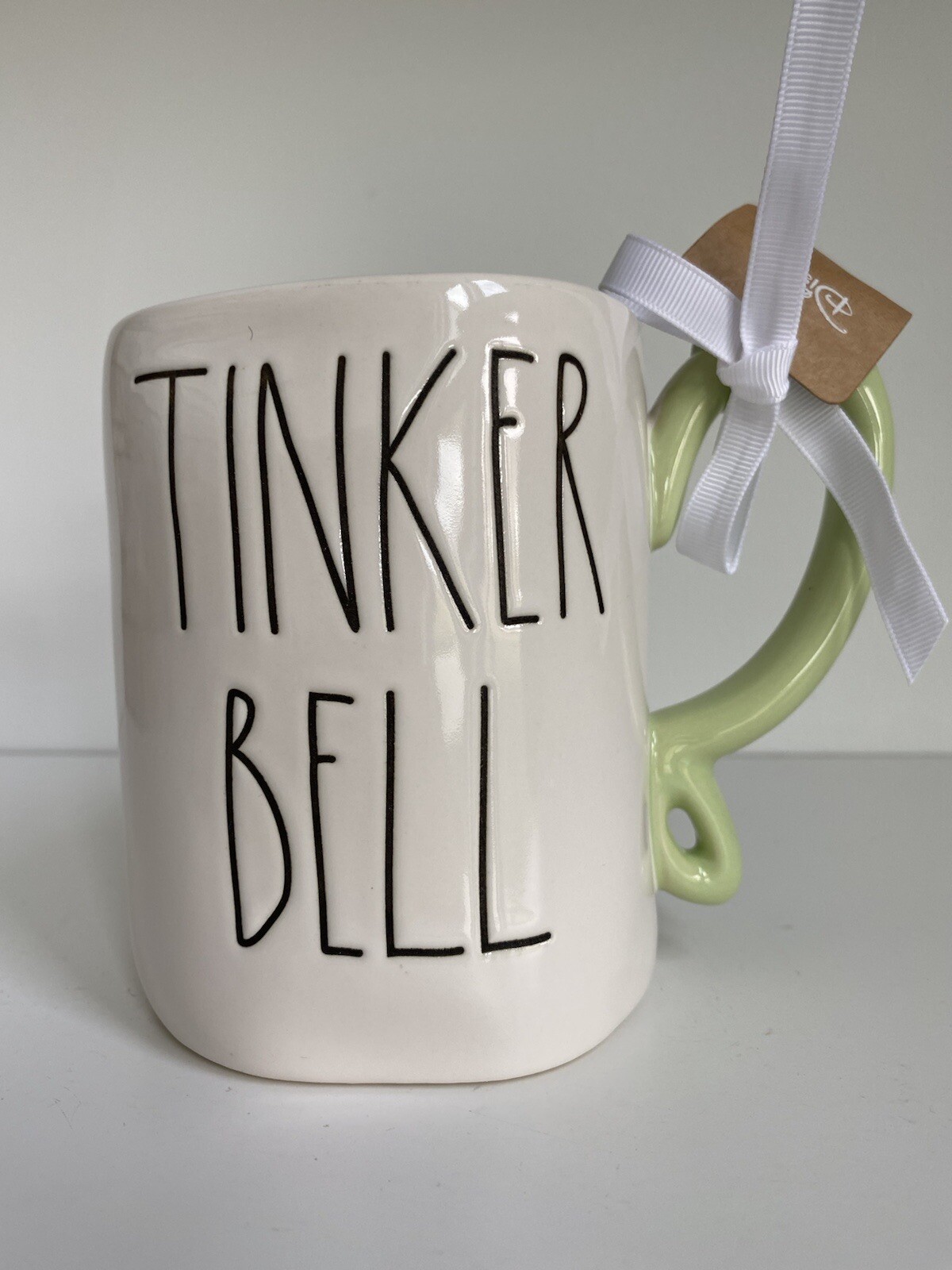Disney Tinker Bell Tinkerbell Two Sided Coffee Mug. NWT. Rae Dunn