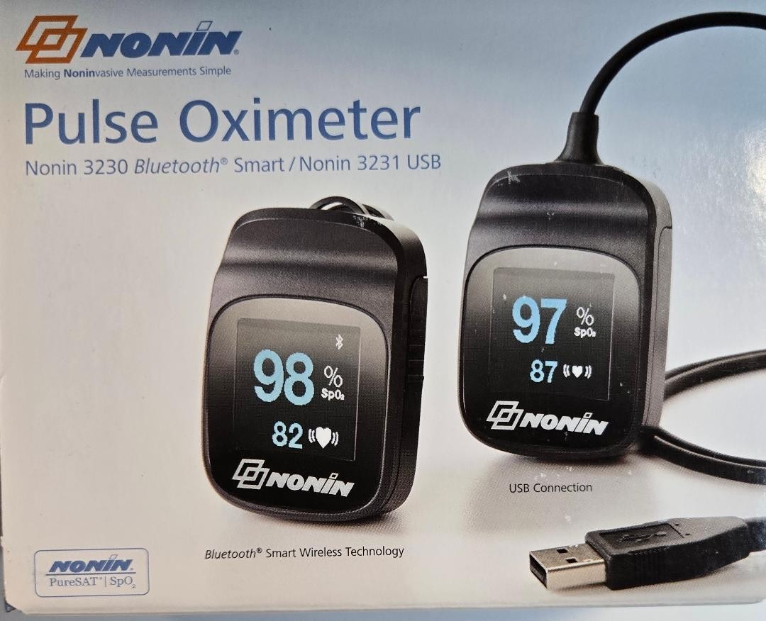 Nonin Fingertip Pulse Oximeter Wireless SpO2 & Pulse Rate Monitor