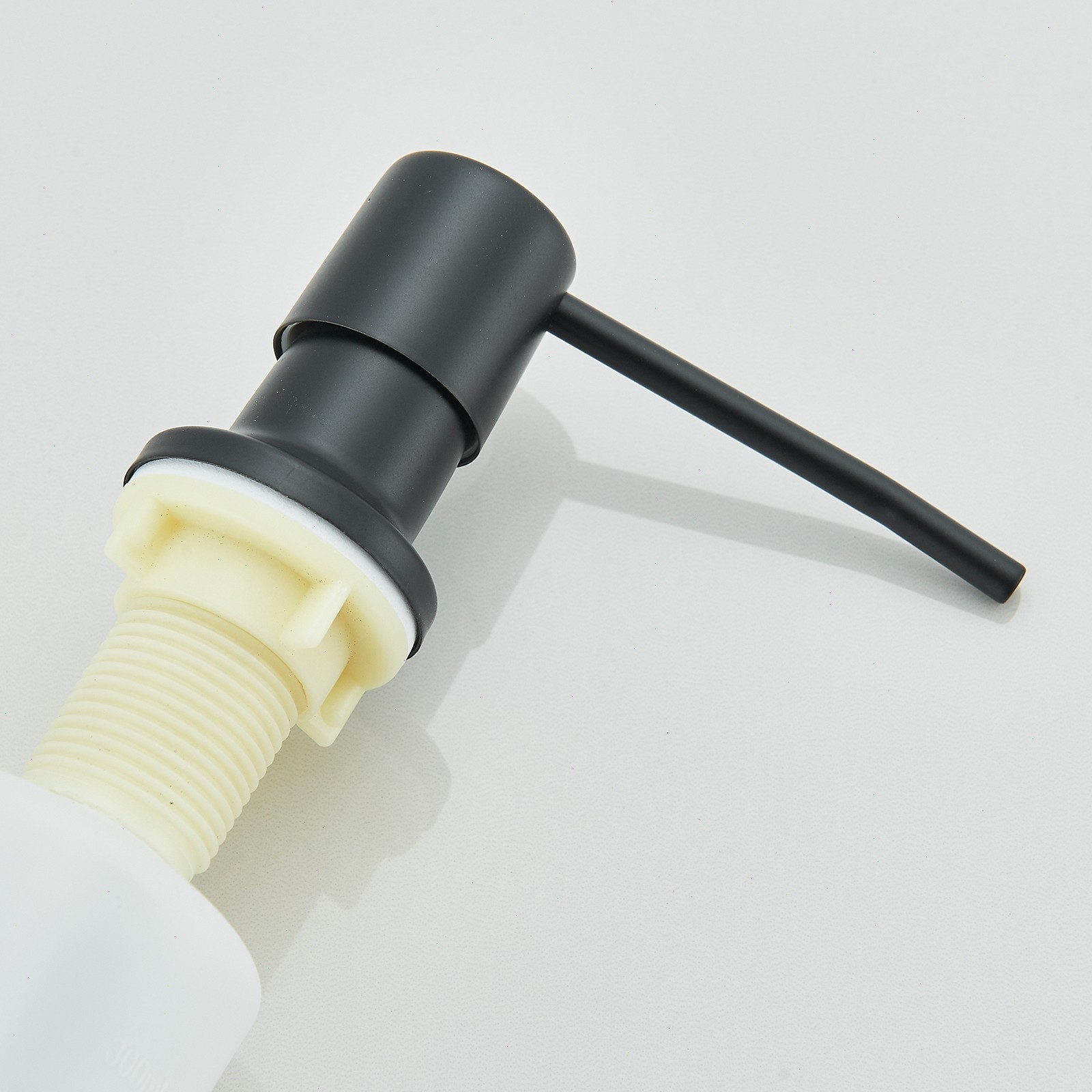 Black Kitchen Faucet with Soap Dispenser High Arc Pull Down Sprayer Sink Mixer