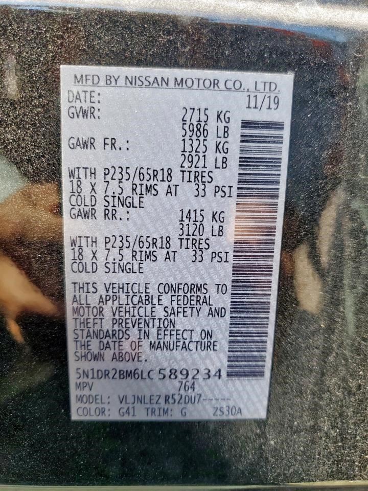 Driver Camera/Projector Radar Unit Side Obstacle Fits 17-20 PATHFINDER 361792