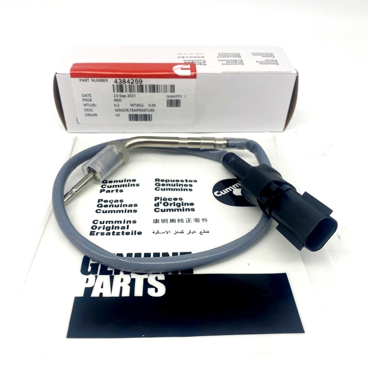Limited Stock 4384259 Brand New Cummins Temperature Sensor 4384259 Clearance