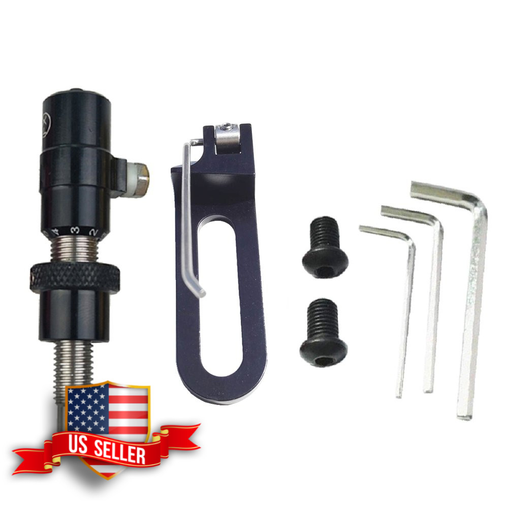 Archery Magnetic Arrow Rest and Cushion Plunger Set for Recurve Bow