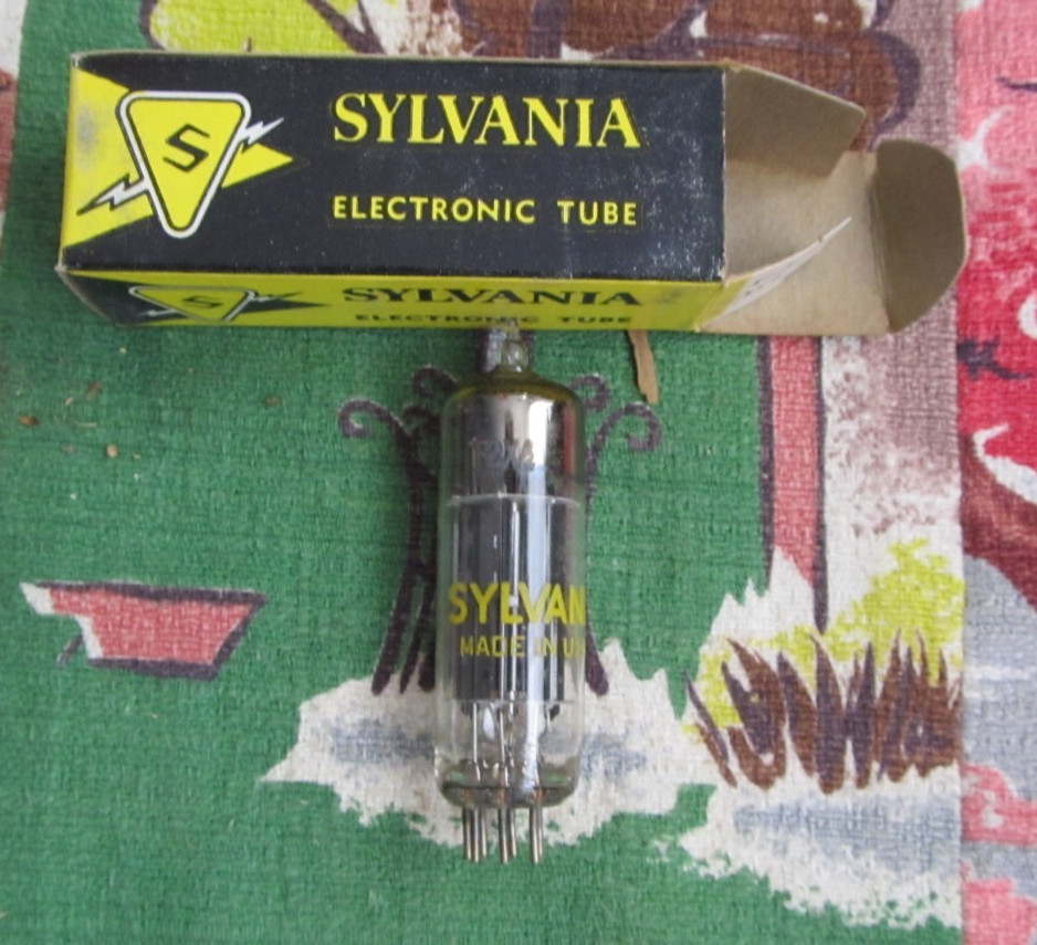 Vintage Sylvania Electronic Tube for Radio/Television/Audio Equipment 12X4