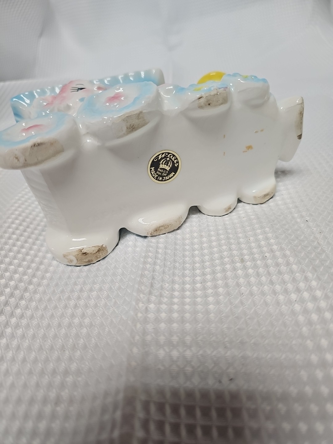 Vintage Ceramic Nursery Train Planter