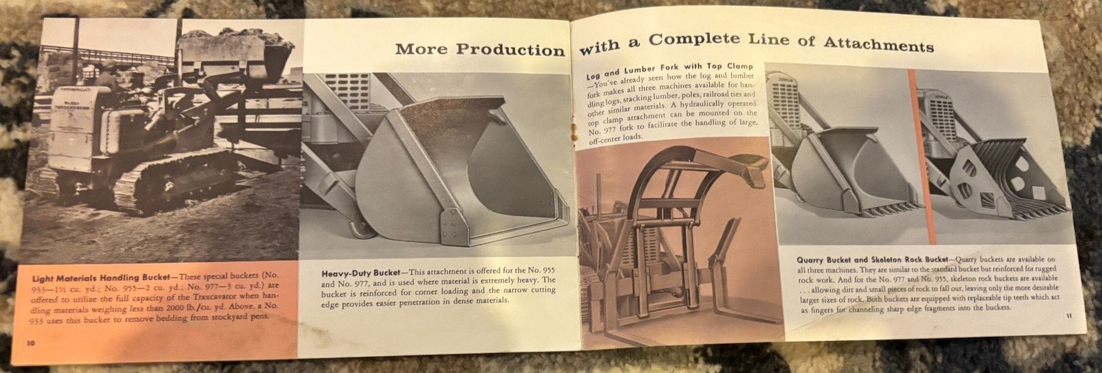 Caterpillar CAT Diesel 933 955 977 Traxcavator Brochure AMIL26