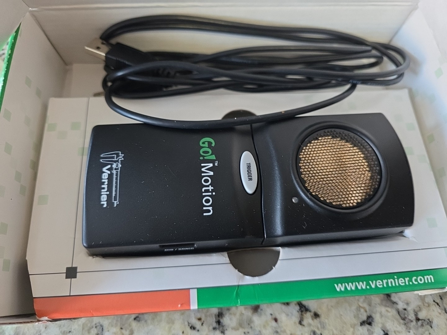 Vernier Go!Motion Vernier Sensor. Velocity & Acceleration data- USB