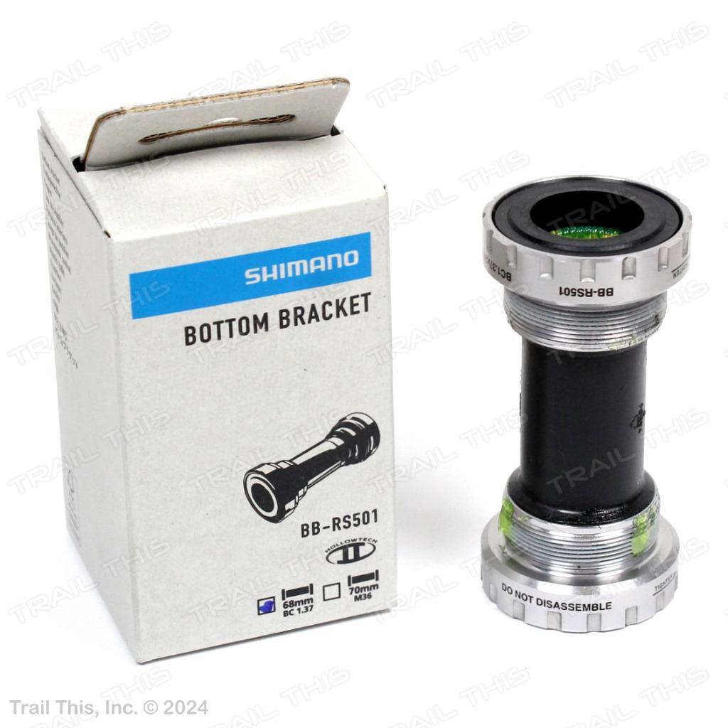 Shimano BB-RS501 68mm English Bottom Bracket Hollowtech II - Silver