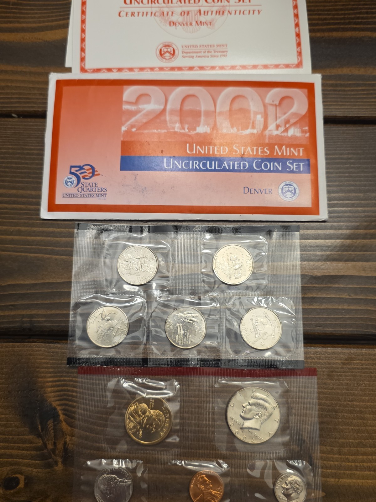 Lot of 9 US Mint Uncirculated Sets: 1998/2001/    2002/2006/2008/2009/ 2016
