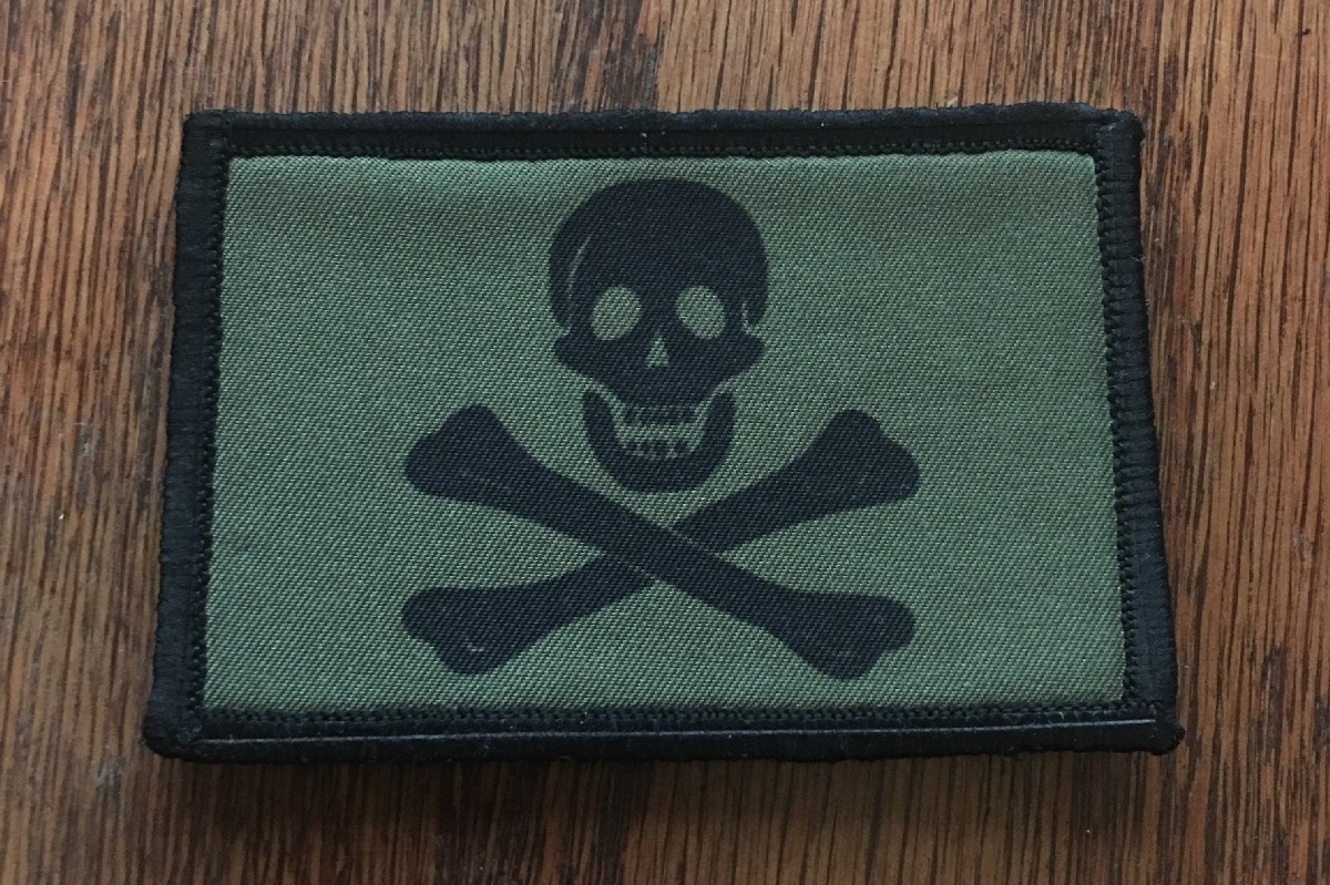 Subdued Pirate Morale Patch Tactical Military NAVY SEAL PIRATE FLAG NSWDG