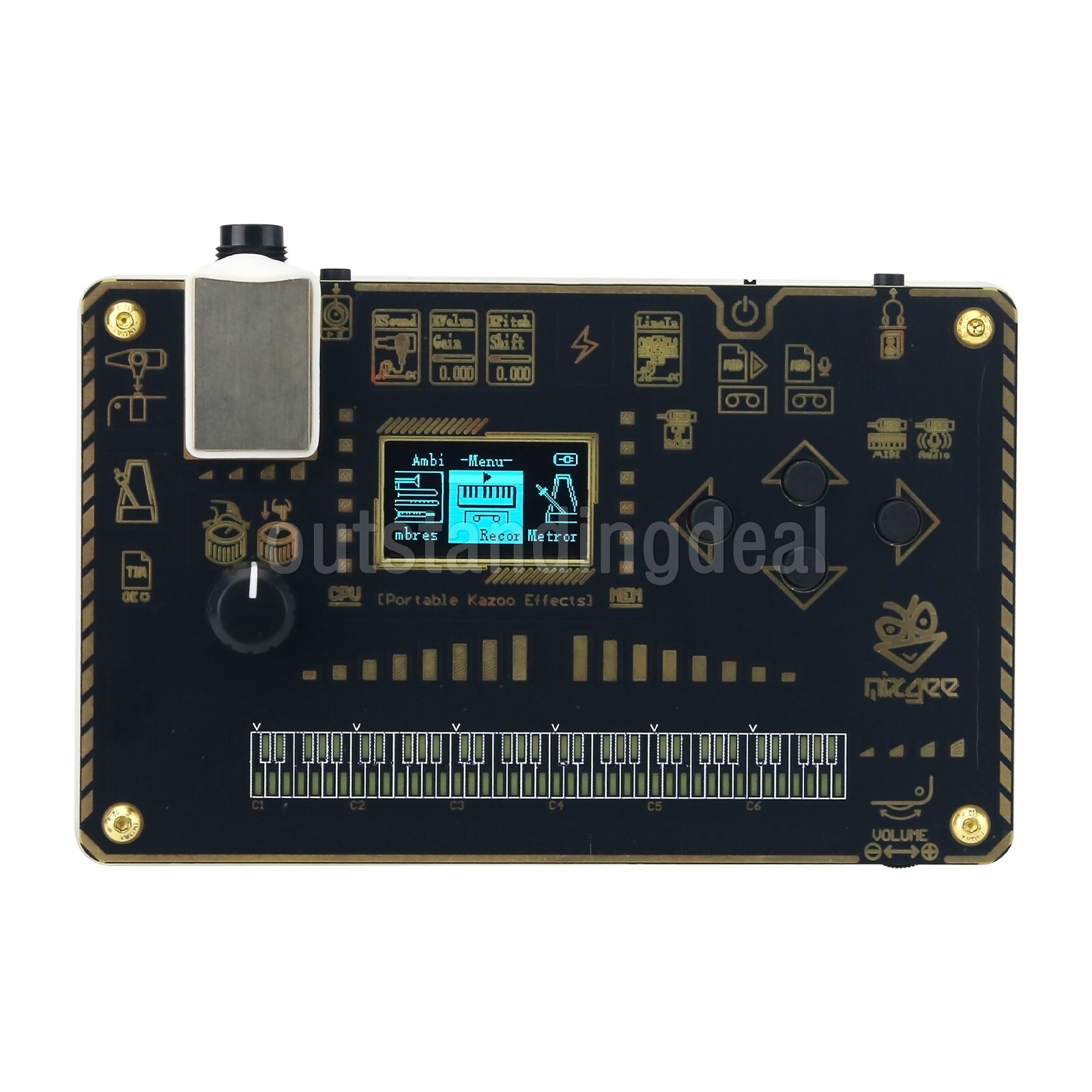 24-Bit 48kHz Stereo Kazoo Effector Comprehensive Digital Modeling Synthesizer