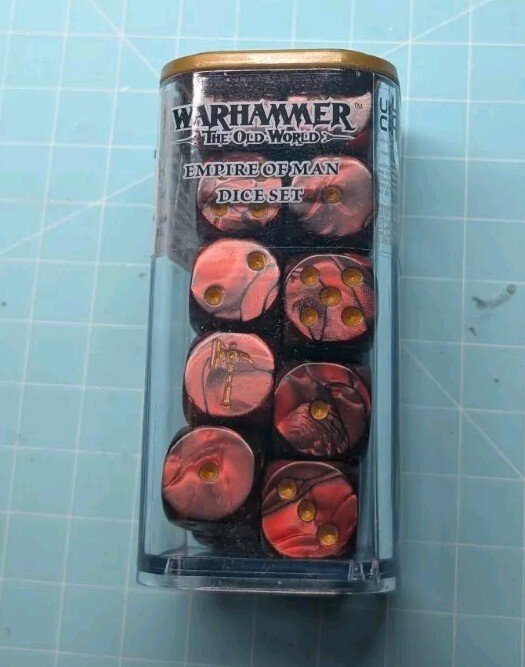 Games Workshop Warhammer The Old World Empire of Man Dice Set BNIB New