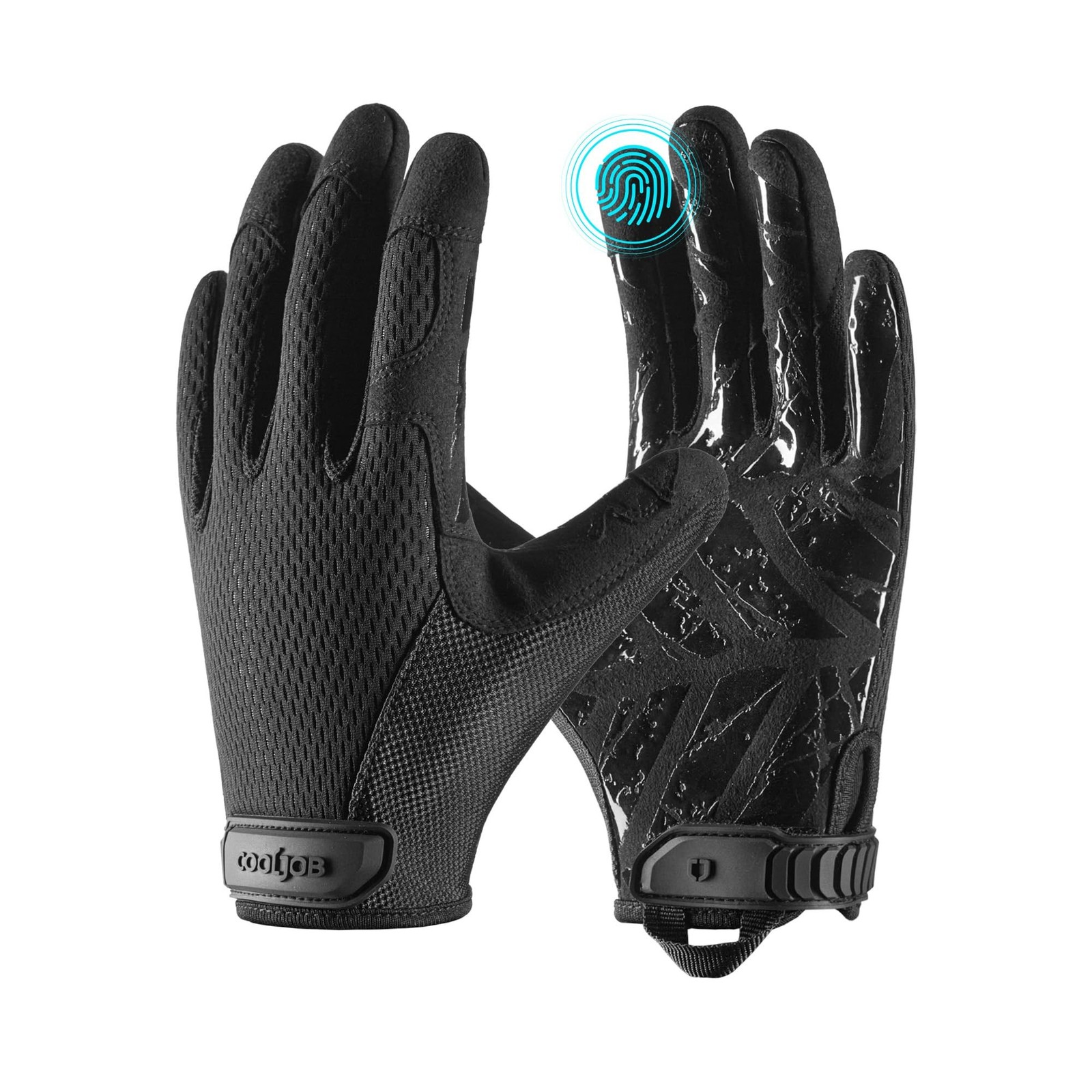 COOLJOB Mechanic Safety Work Gloves, Enhanced Anti-Slip Grip Tactic... Fast Ship