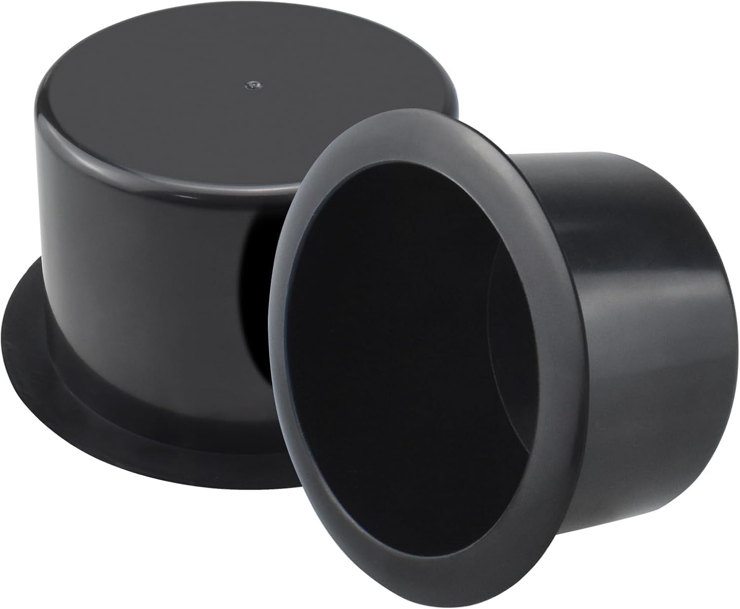 Black Sofa Cup Holder, Universal Plastic Recessed Cup Holder for RV Boats, Cars,