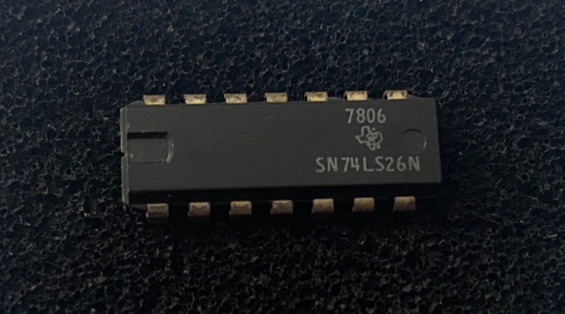 Texas Instruments SN74LS26N 4-ch, 2-in bipolar NAND gates Integrated Circuit