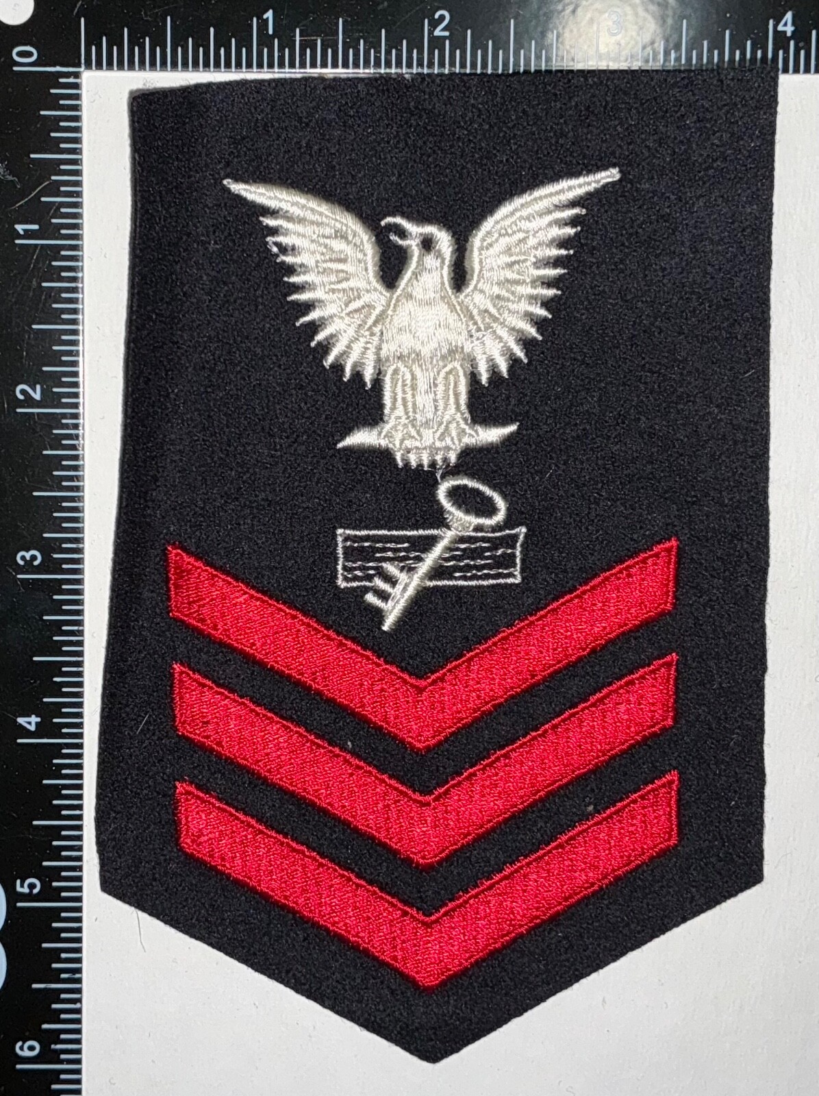 USN US Navy Disbursing Clerk Petty Officer 1st Class FELT Rate Patch