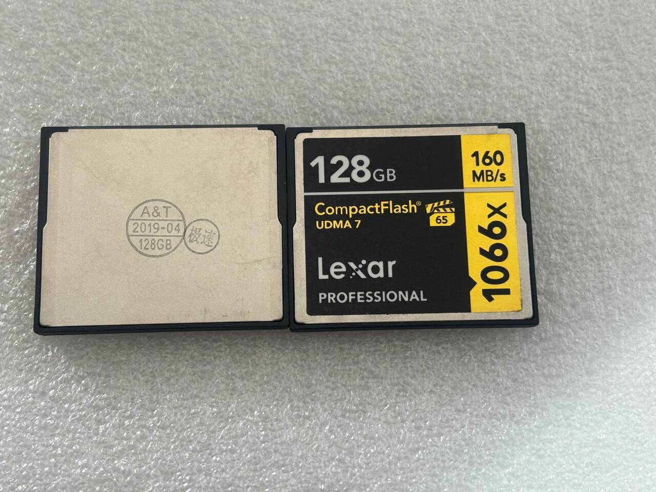Lexar Professional 1066x 128GB CompactFlash  UDMA7 CF Card Without image labels