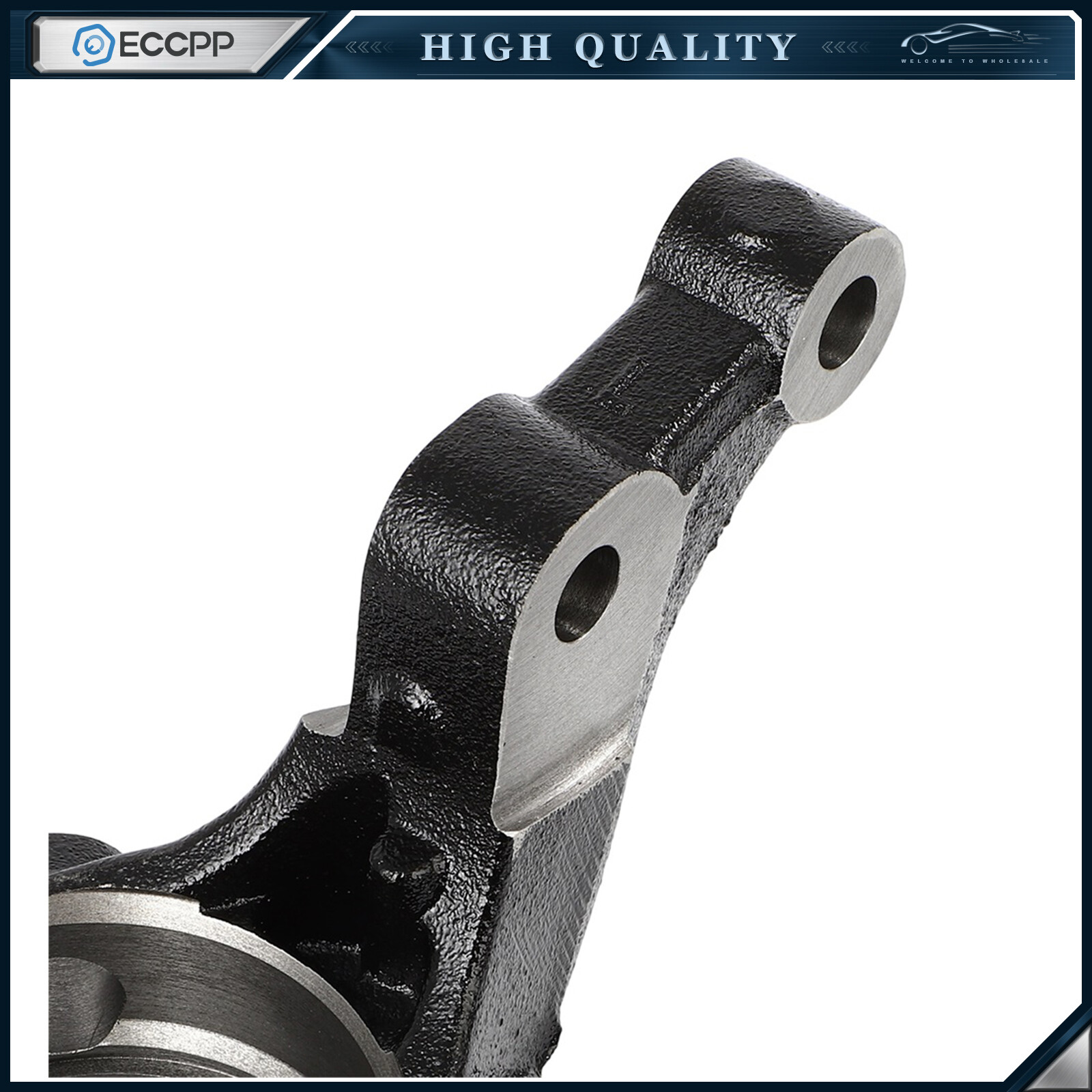 1Pc Front Driver Side Steering Knuckle For Hyundai Elantra Veloster 2013-2014