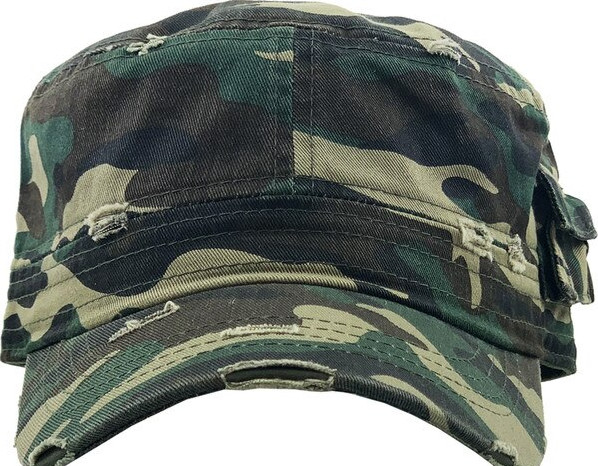 Vintage Distressed Cadet Army Caps BUY 2 CAPS & GET SAVAGE MEN COLOGNE FREE