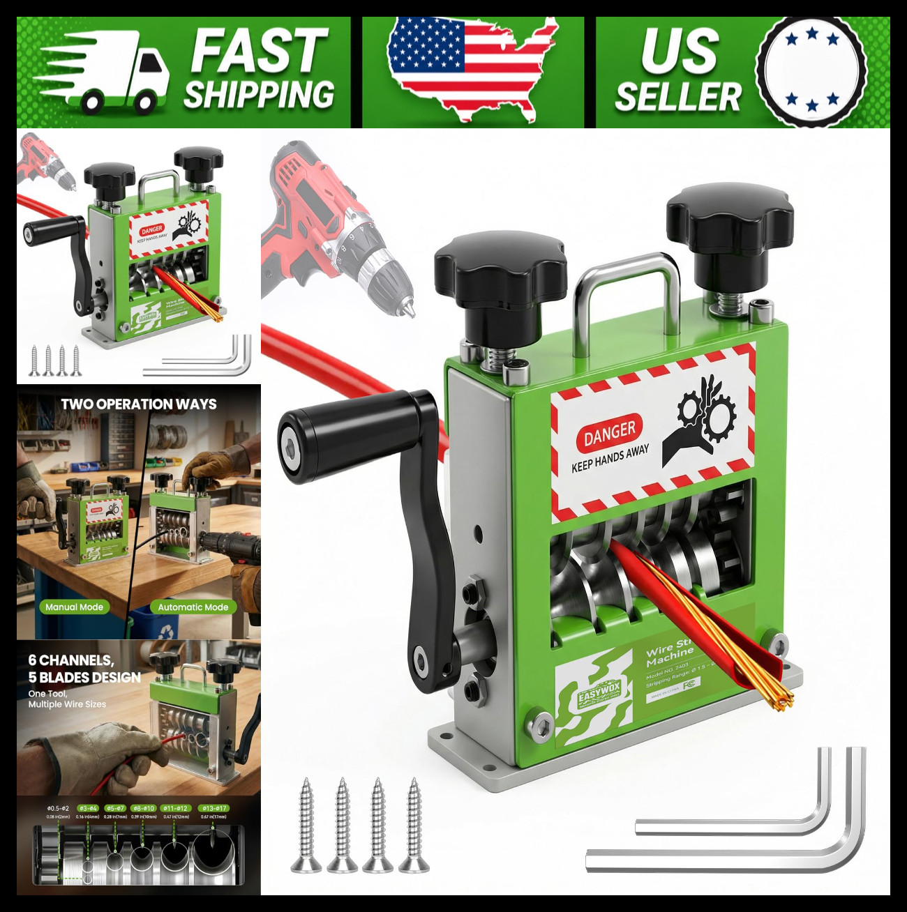 Manual Wire Stripping Machine