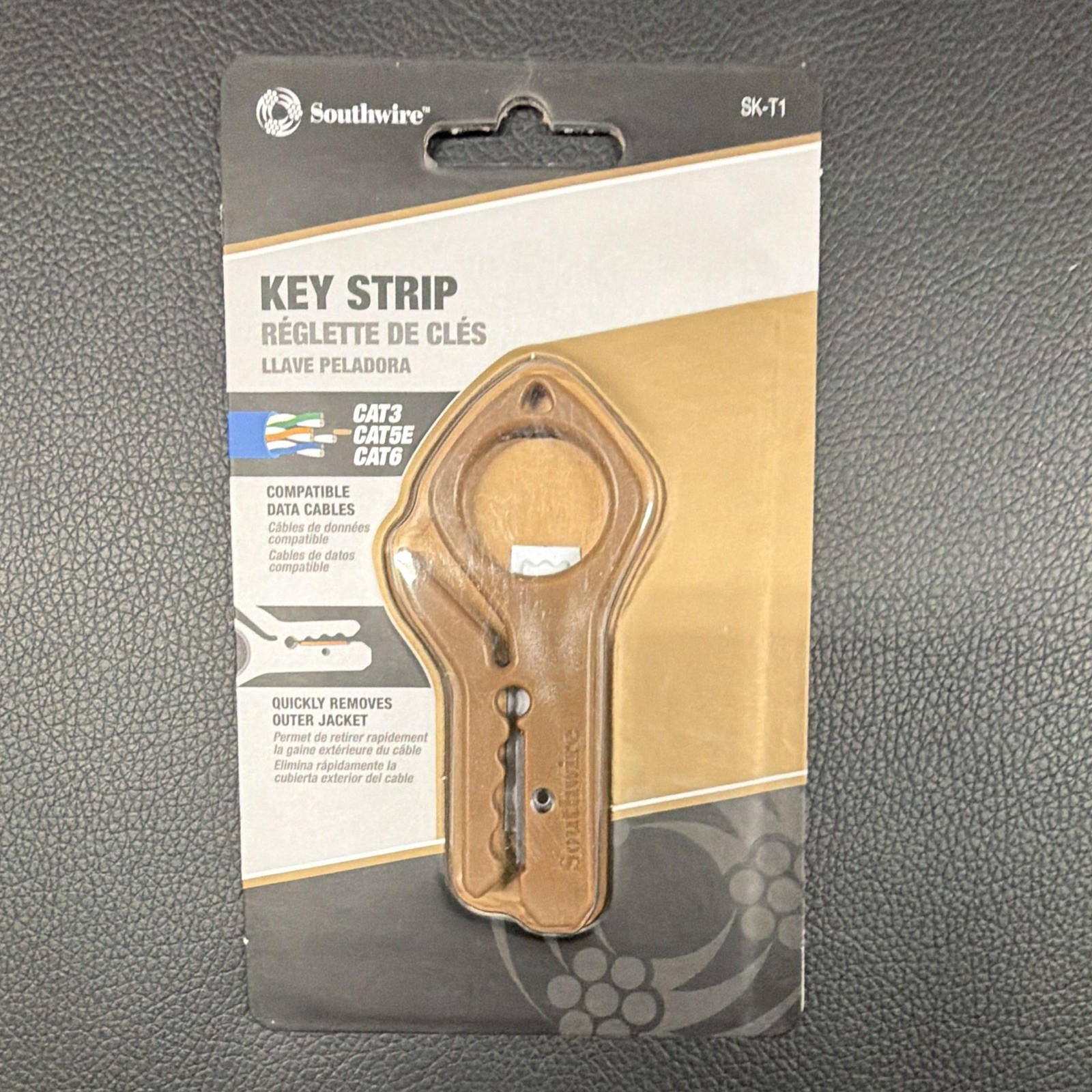 5- Southwire SK-T1 Key Strip Twisted Pair Cable Stripper Tool for  CAT5E CAT6